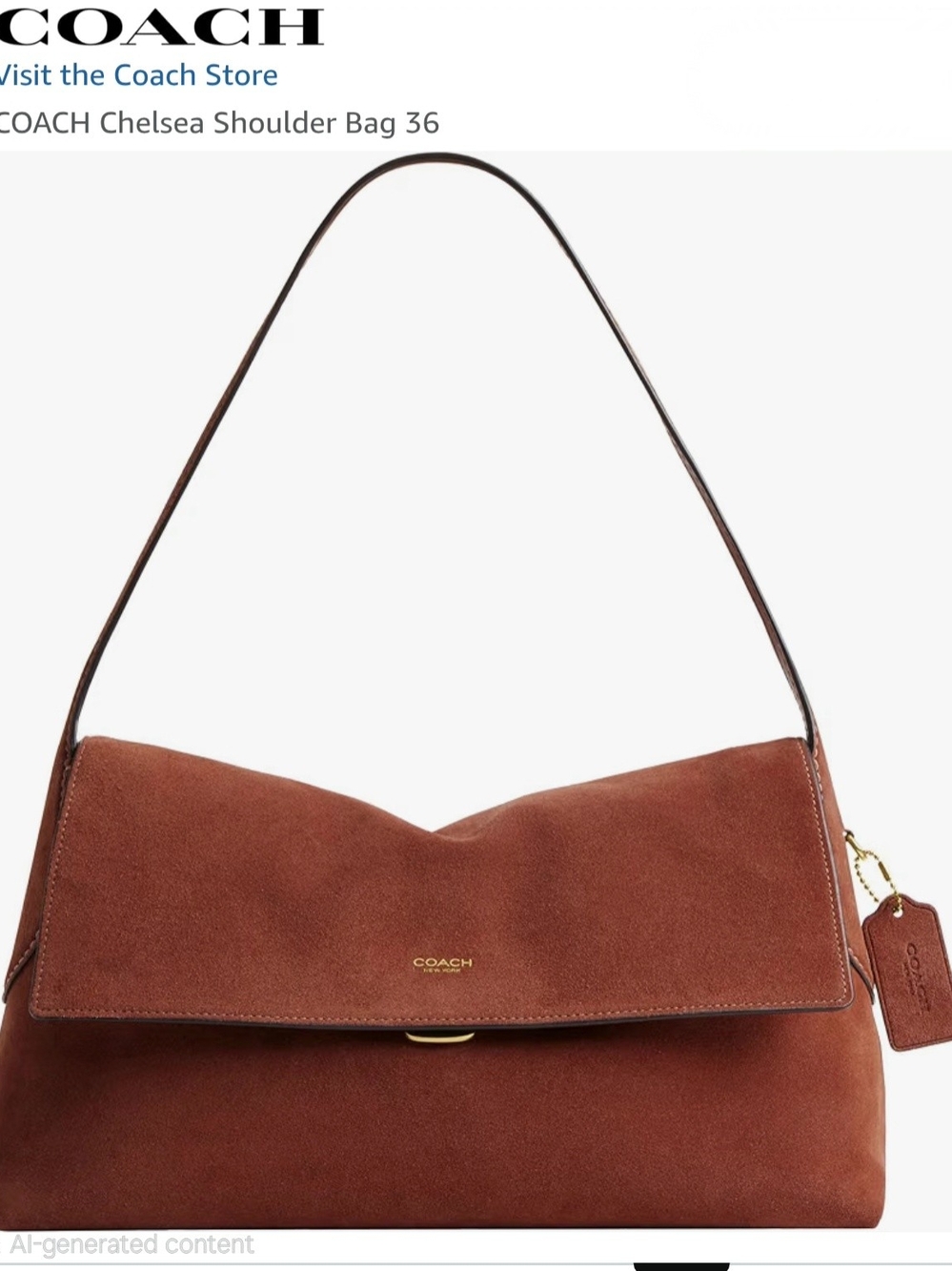 Authentic New Coach Chelsea 36 In Clay